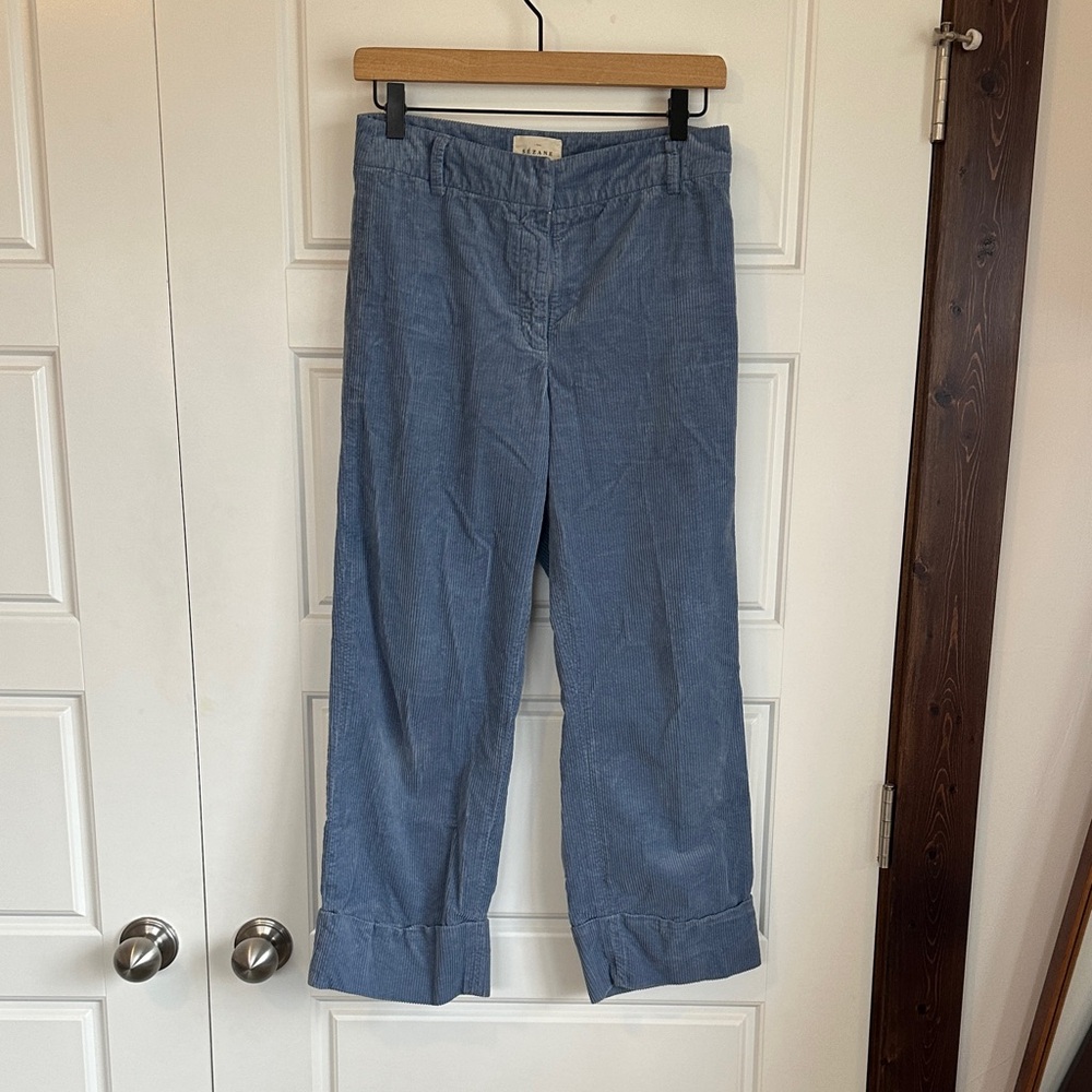 Sézane cropped corduroy pants